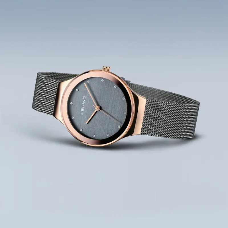 Bering Classic Silver Milanese Strap Women Watch 12934-369 2