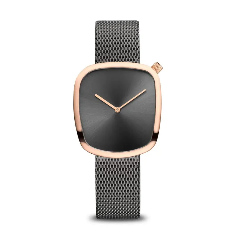 Bering Gray Dial Mesh Strap Women Watch 18034-369 1