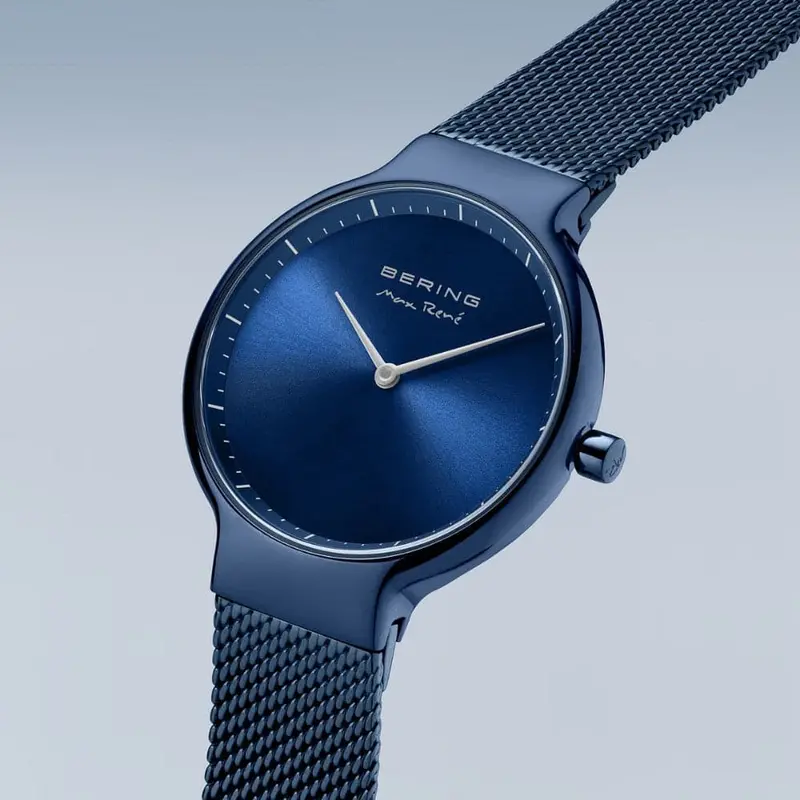 Bering Max Rene Blue Dial Milanese Strap Men Watch 15531-397 2