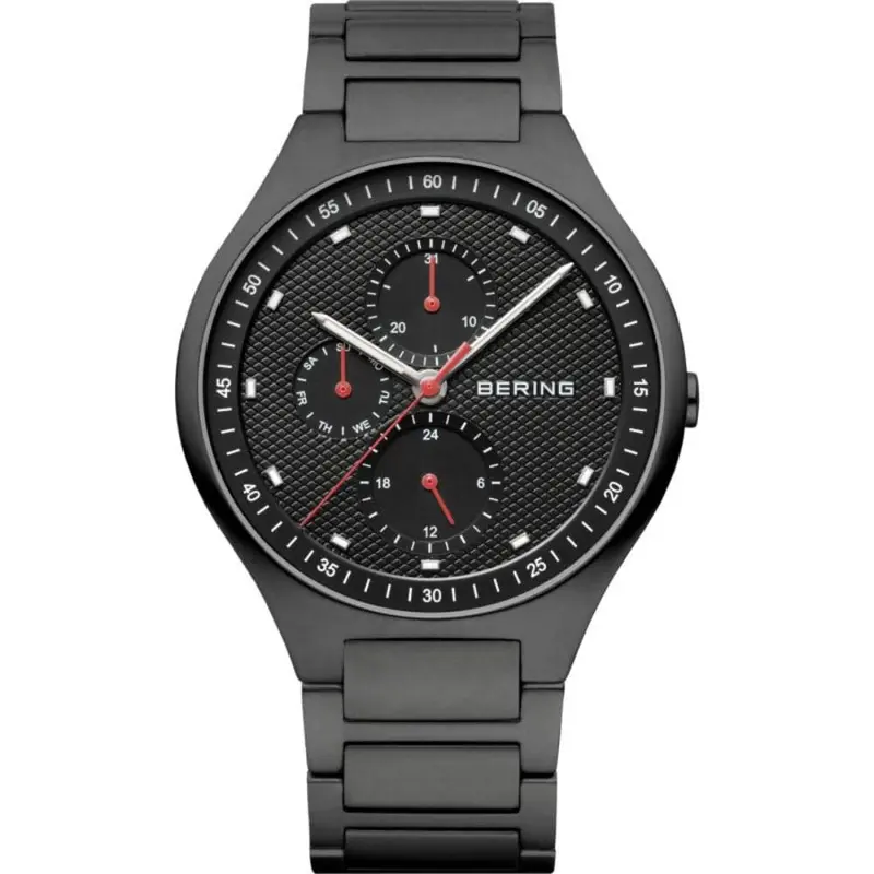 Bering Titanium 11741-772 Black Stainless Steel Men Watch 1