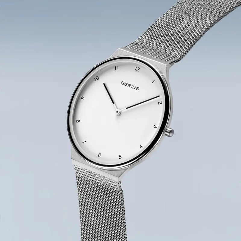 Bering Ultra Sim White Dial Silver Milanese Strap Women Watch 18440-004 2