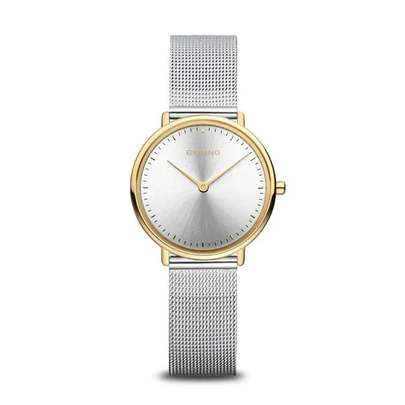Bering Ultra Slim Silver Dial & Milanese Strap Women Watch 15729-010 1
