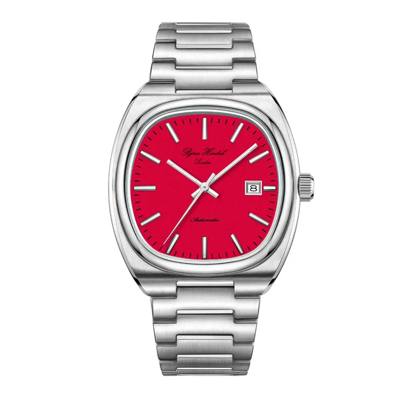 Bjorn Hendal Silver Stainless Steel Strap Men Watch A01sb8bs 1