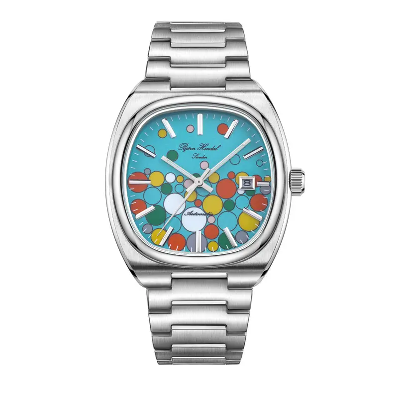 Bjorn Hendal Silver Stainless Steel Strap Men Watch A01sb9bs 1