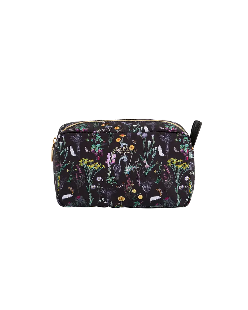 Black Wilderness Cosmetic Bag 1