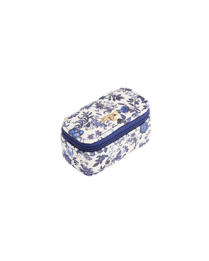 Blue Ditsy Jewellery Box Mini 1