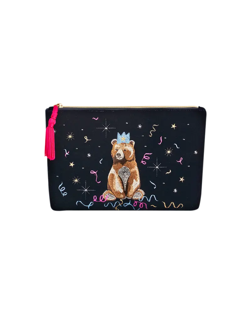 Blue Party Bear Pouch 1