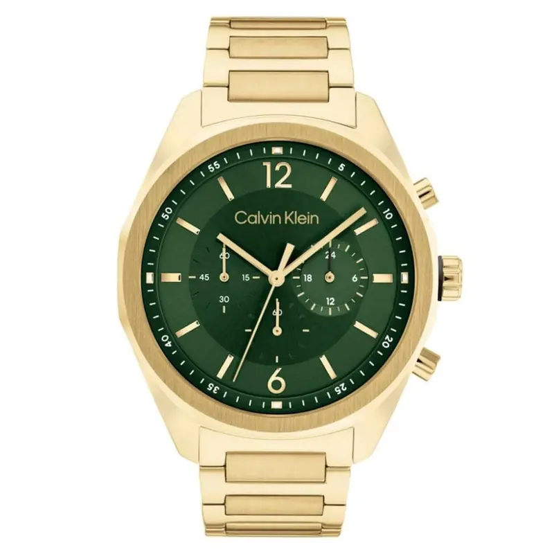 Calvin Klein Chronograph Gold Stainless Steel Strap Men Watch 25200266 1