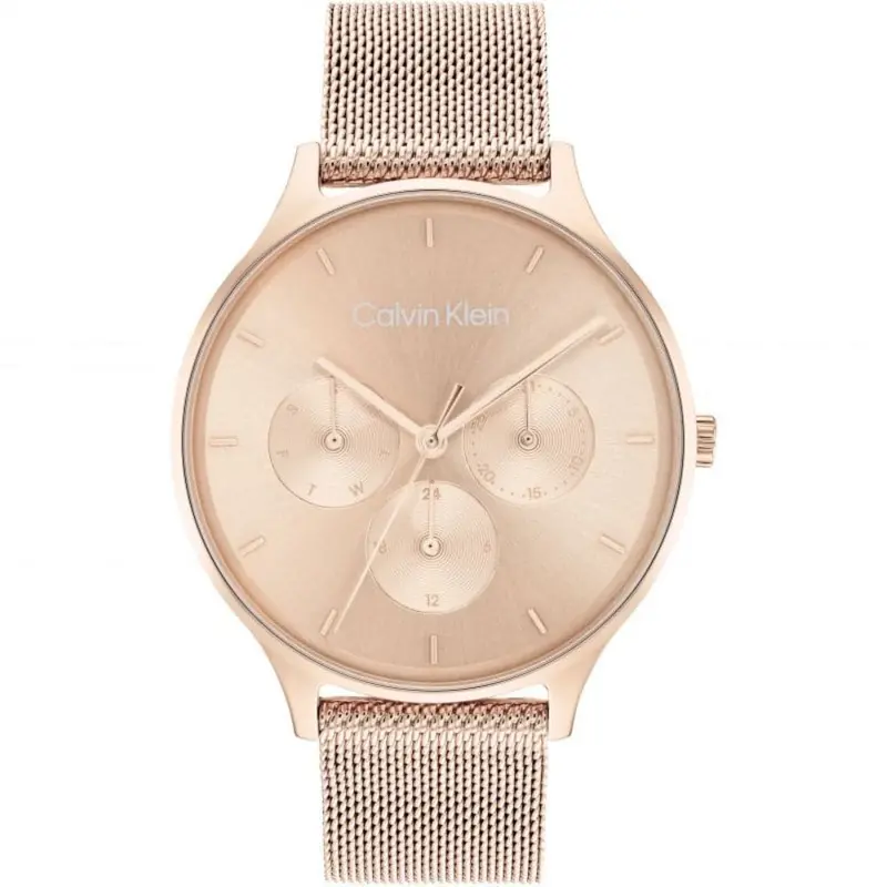 Calvin Klein Chronoraph Rose Gold Milanese Strap Women Watch 25200102 1