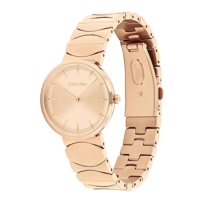 Calvin Klein Enhcant Rose Gold Steel Watch 25700001 2
