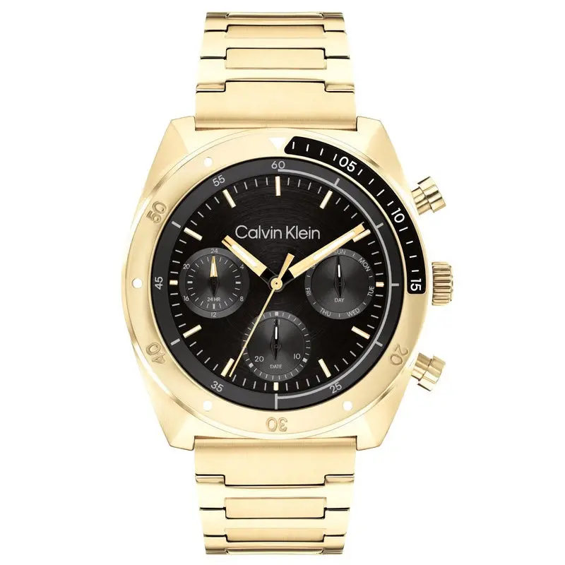 Calvin Klein Flex Gold Steel Watch 25200465 1