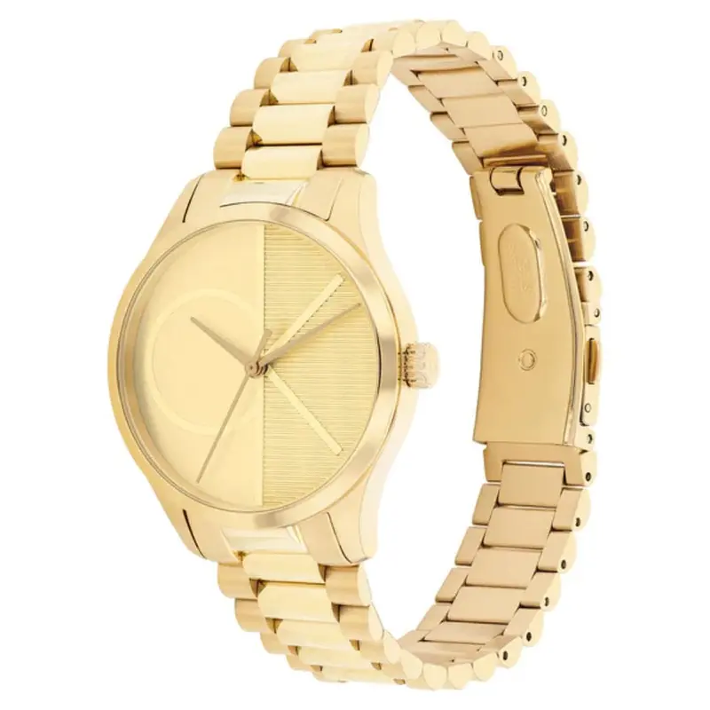 Calvin Klein Gold Dial Stainless Steel Strap Women Watch 25200346 2
