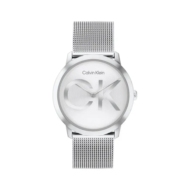 Calvin Klein Intrigue Silver Mesh Bracelet Watch 25300009 1