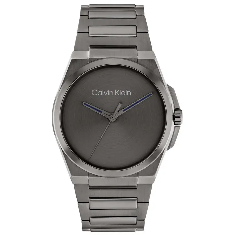 Calvin Klein Meta Minimal Black Steel Watch 25200458 1