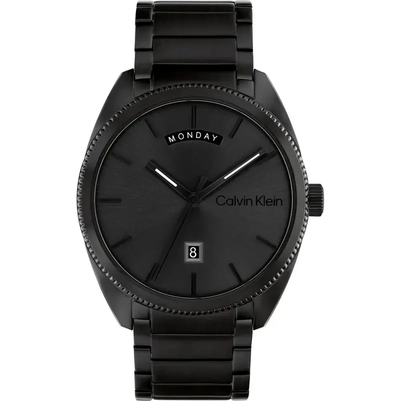 Calvin Klein Progress Black Plated Steel Watch 25200448 1