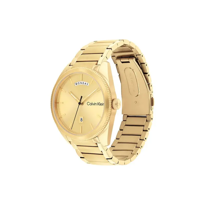 Calvin Klein Progress Gold Plated Steel Watch 25200447 2