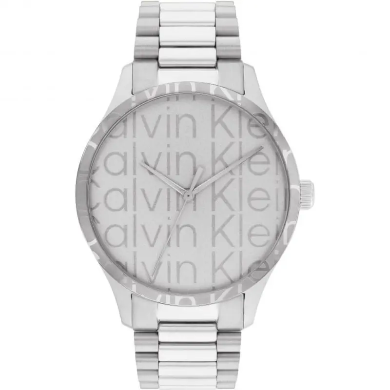 Calvin Klein Silver Dial Stainless Steel Strap Unisex Watch 25200342 1