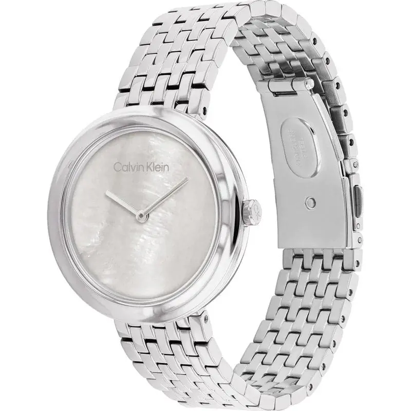 Calvin Klein Silver Dial Stainless Steel Strap Women Watch 25200320 2