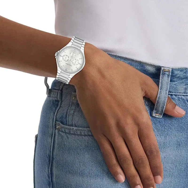 Calvin Klein Vibrancy Silver Dial Steel Watch 25100054 2
