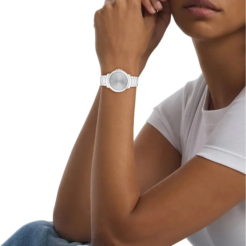 Calvin Klein Vivacious Silver Steel Watch 25100022 2