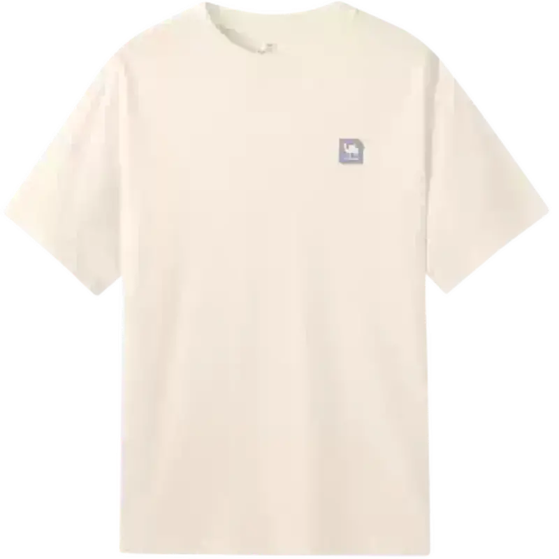Camel Men's Heavyweight Pure Cotton Short-Sleeve T-Shirt, Summer 2026 New American Retro Casual Loose Short Sleeve 1
