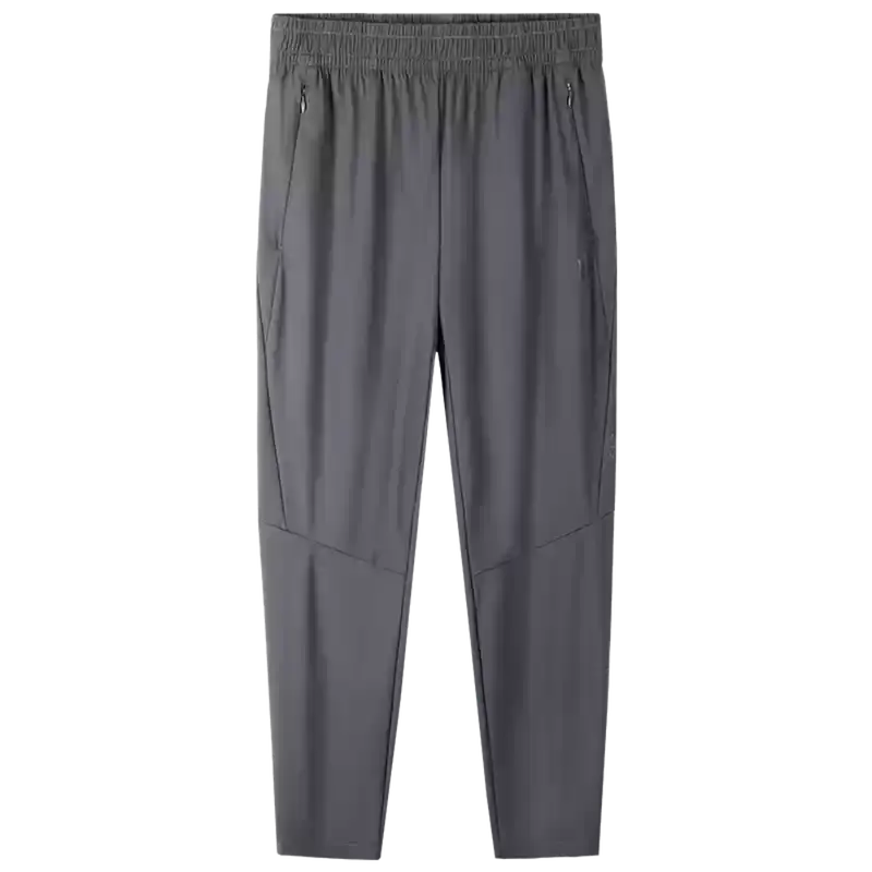 Camel Quick-Drying Pants Men's 2026 New Summer Thin Ice Silk Outdoor Sports Jogger Pants Black Casual Long Pants 1