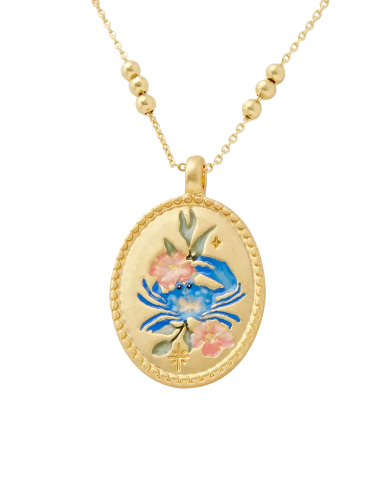 Cancer Zodiac Necklace 1