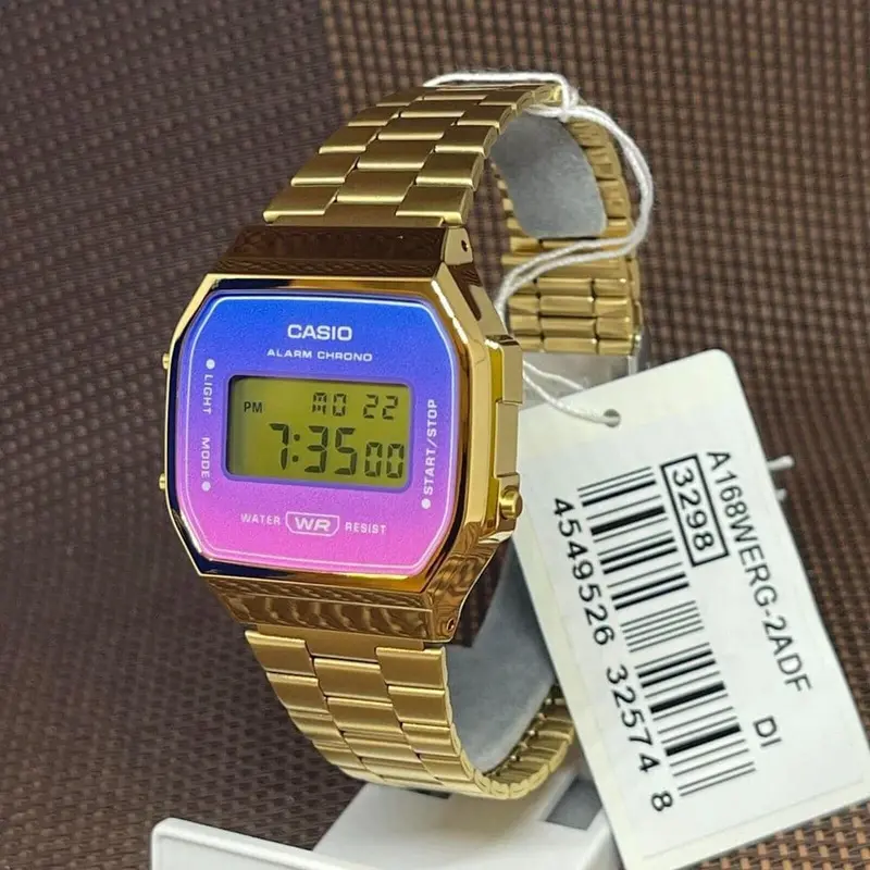 Casio A168werg-2Adf Digital Stainless Steel Men's Watch 2