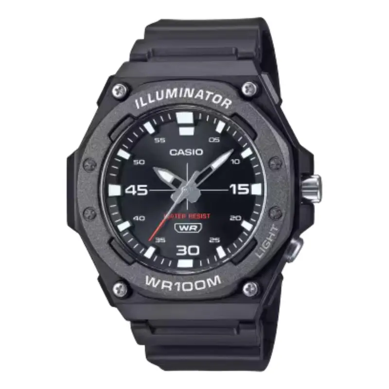 Casio Analog Black Resin Strap Men's Watch Mw-620H-1Avdf 1