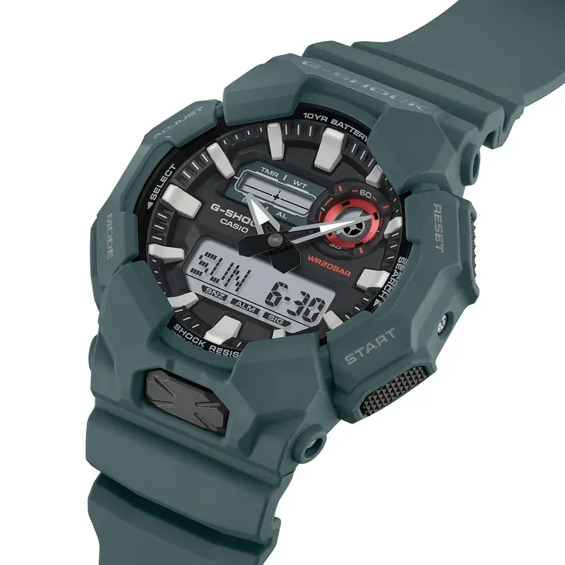 Casio Analog-Digital Grey Watch Ga-010-2Adr 2