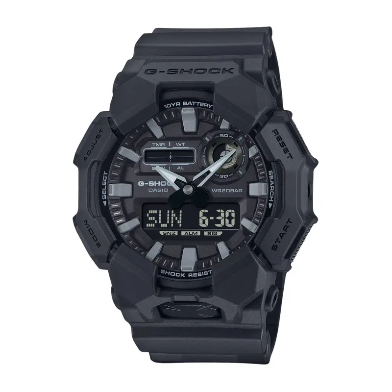 Casio Analog-Digital Triple Black Watch Ga-010-1A1dr 1