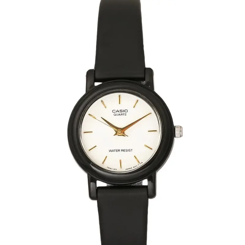 Casio Analog Lq-139Emv-7Aldf-P Black Resin Strap Women Watch 1