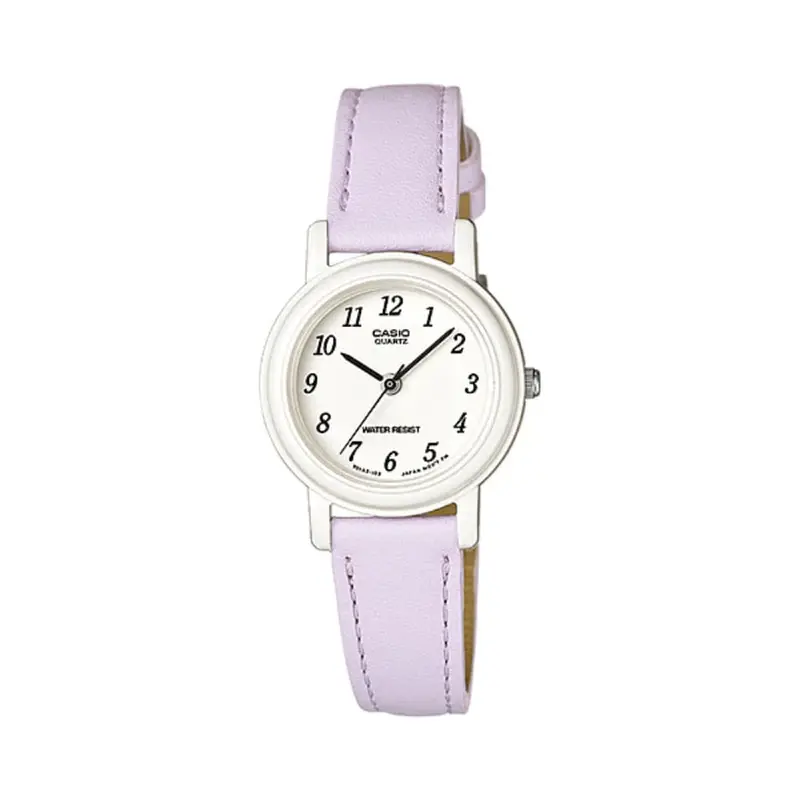 Casio Analog Lq-139L-6Bdf-P Leather Women Watch 1
