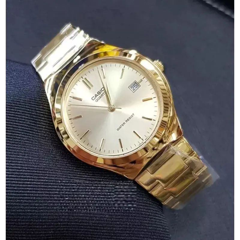 Casio Analog Mmtp-1170N-9Ardf-P Gold Stainless Steel Unisex Watch 2