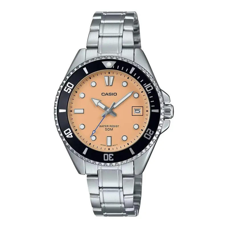Casio Analog Stainless Steel Men's Watch Mdv-10D-4A2vdf-P 1