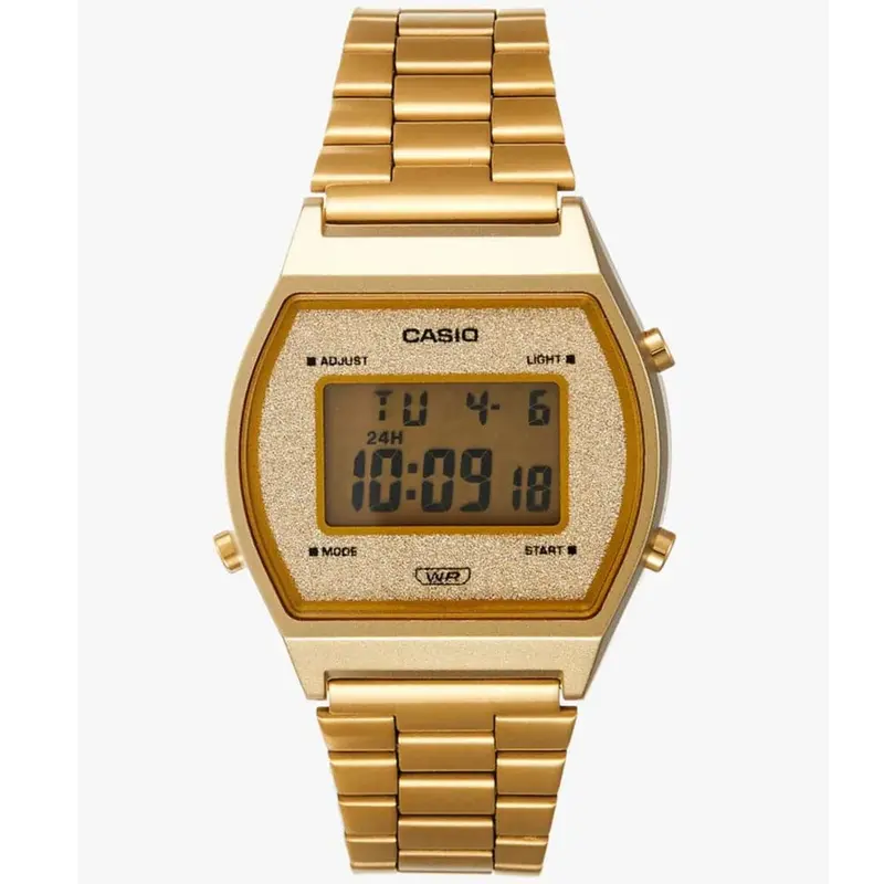 Casio B640wgg-9Df-P Vintage Series Digital Gold Dial Unisex Watch 1