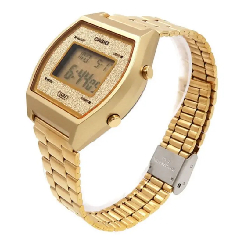 Casio B640wgg-9Df-P Vintage Series Digital Gold Dial Unisex Watch 2
