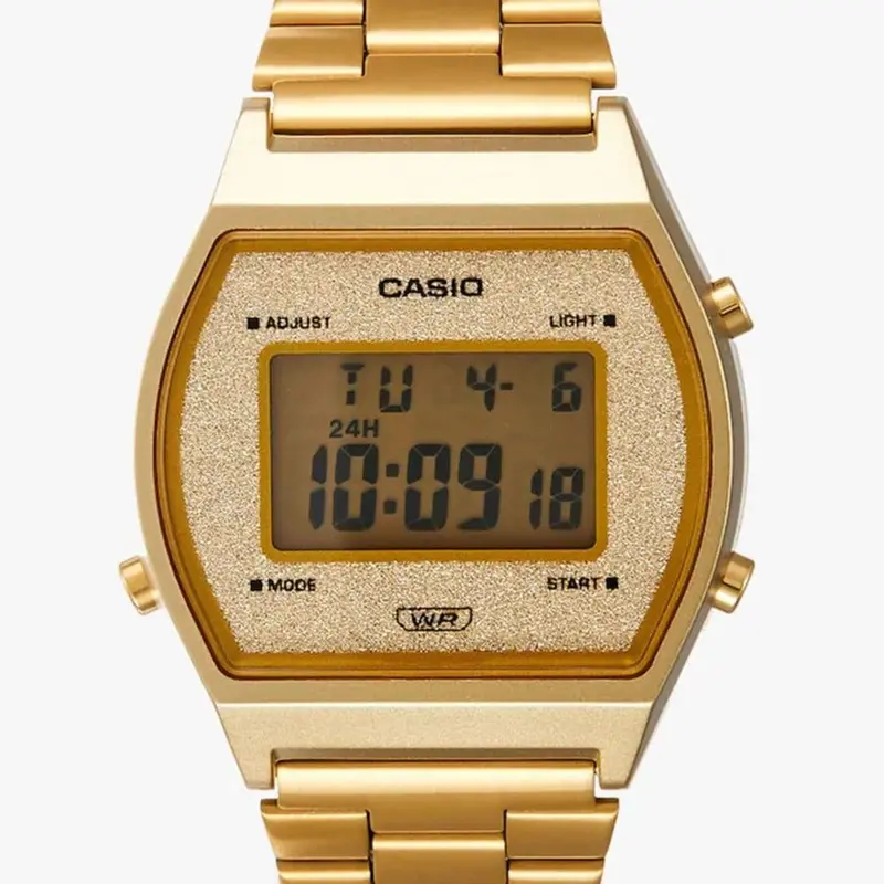 Casio B640wgg-9Df Vintage Series Digital Gold Dial Unisex Watch 2