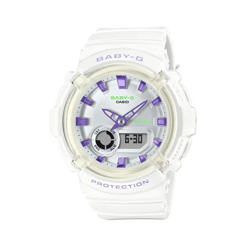 Casio Baby-G Analog-Digital White Resin Strap Women's Watch Bga-280Dn-7Adr 1