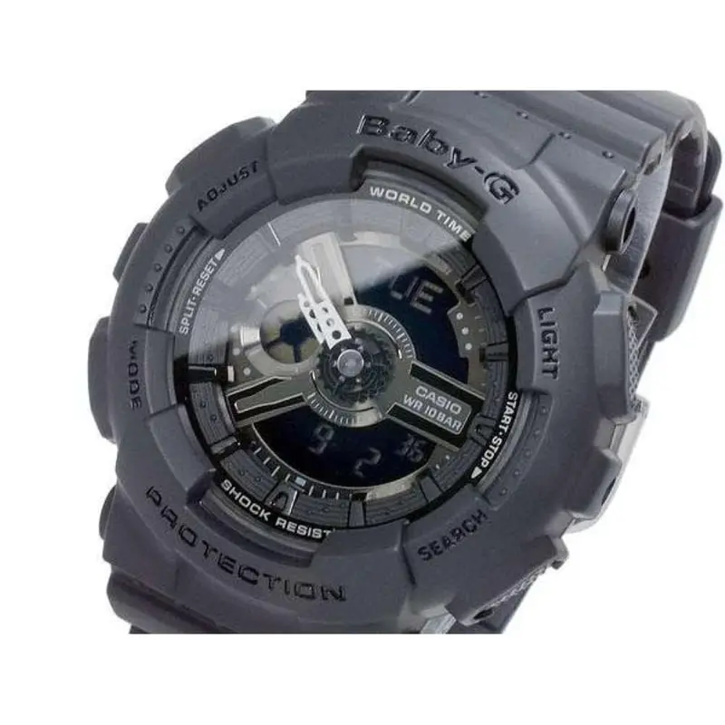 Casio Baby-G Ba-110Bc-1Adr-P Digital Quartz Black Resin Unisex's Watch 2