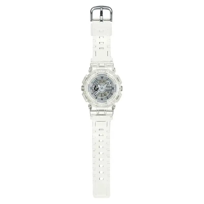 Casio Baby-G Ba-110Cr-7Adr Digital Quartz White Resin Women's Watch 2