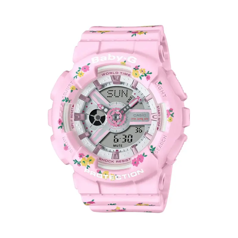 Casio Baby-G Ba-110Lsb-4Adr-P Pink Resin Strap Women Watch 1