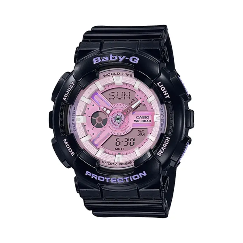 Casio Baby-G Ba-110Pl-1Adr Black Resin Band Women's Sports Watch 1