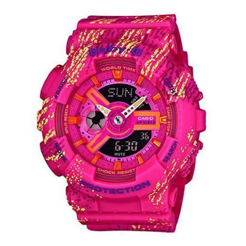 Casio Baby-G Ba-110Tx-4Adr Tandem Series Digital Quartz Pink Resin Women's Watch 1