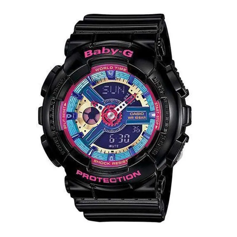 Casio Baby-G Ba-112-1Adr Digital Quartz Black Resin Women's Watch 1