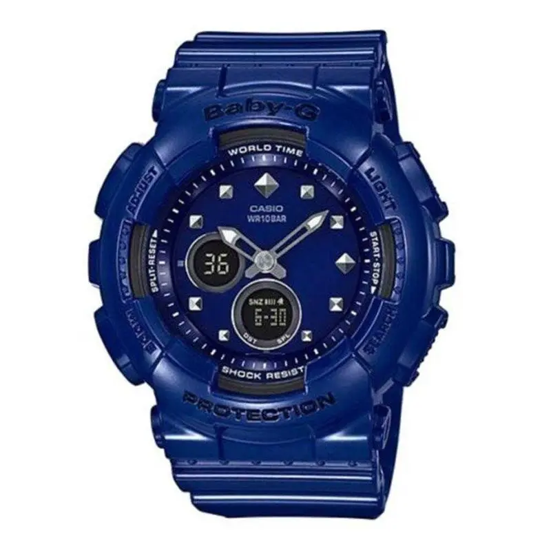 Casio Baby-G Ba-125-2Adr Digital Quartz Blue Resin Women's Watch 1