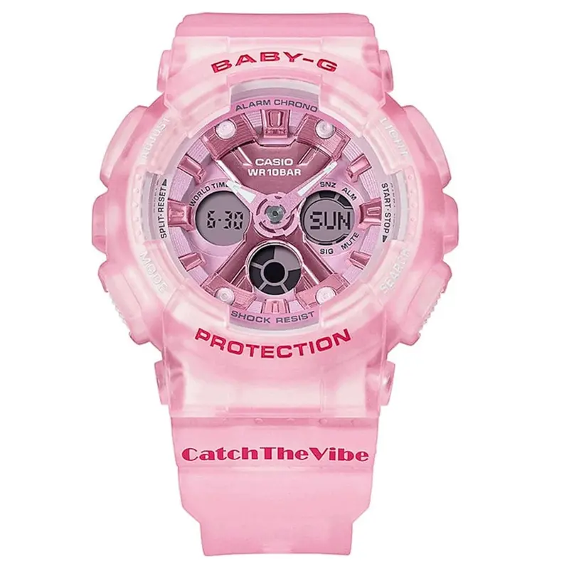 Casio Baby-G Ba-130Cv-4Adr Pink Resin Strap Women's Watch 2