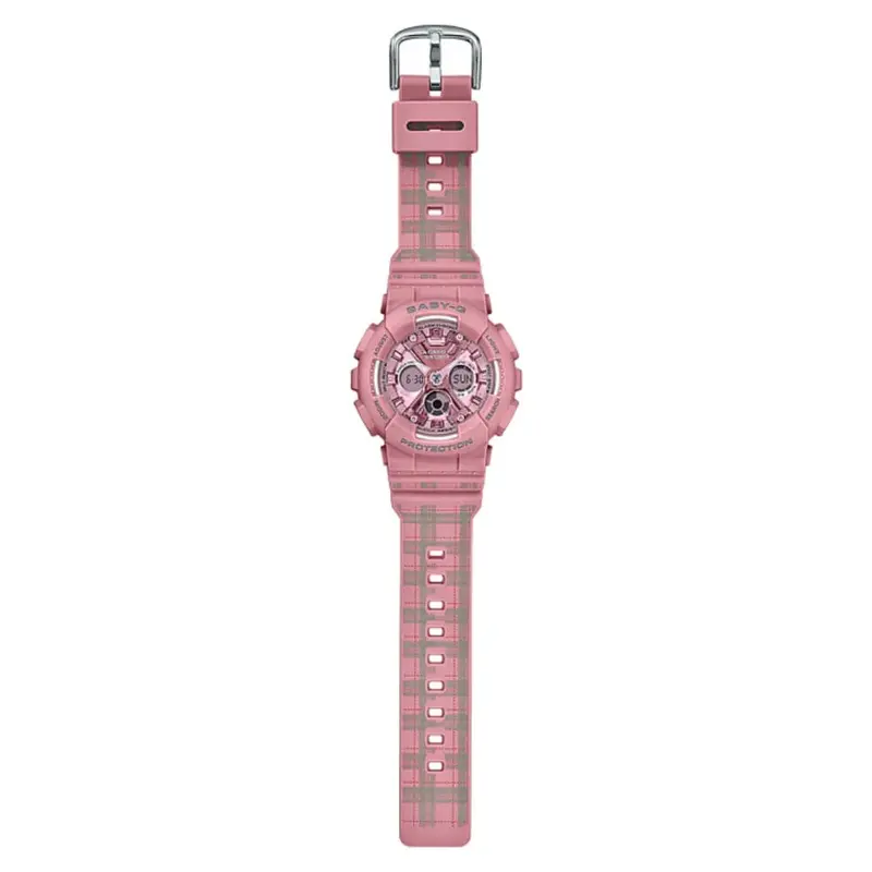 Casio Baby-G Ba-130Sp-4Adr-P Pink Resin Strap Women Watch 2