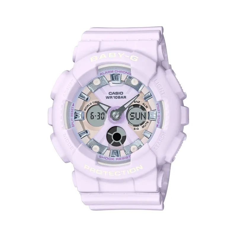 Casio Baby-G Ba-130Wp-6Adr Purple Resin Strap Women's Watch 1