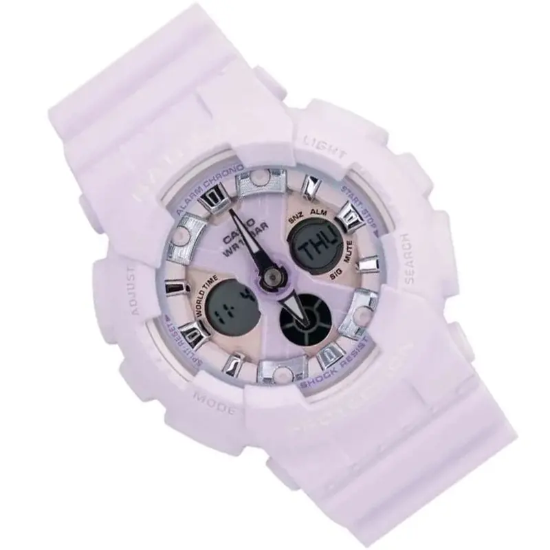 Casio Baby-G Ba-130Wp-6Adr Purple Resin Strap Women's Watch 2